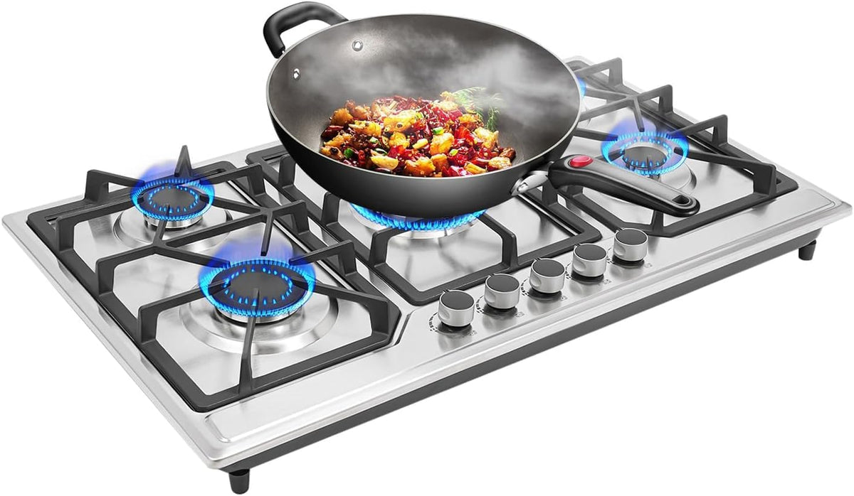 vinnyooc Plaque de cuisson, 1.75kW, acier inoxydable, Pour la Maison ou la Cuisine Commerciale, 1 kW, Allumage électronique