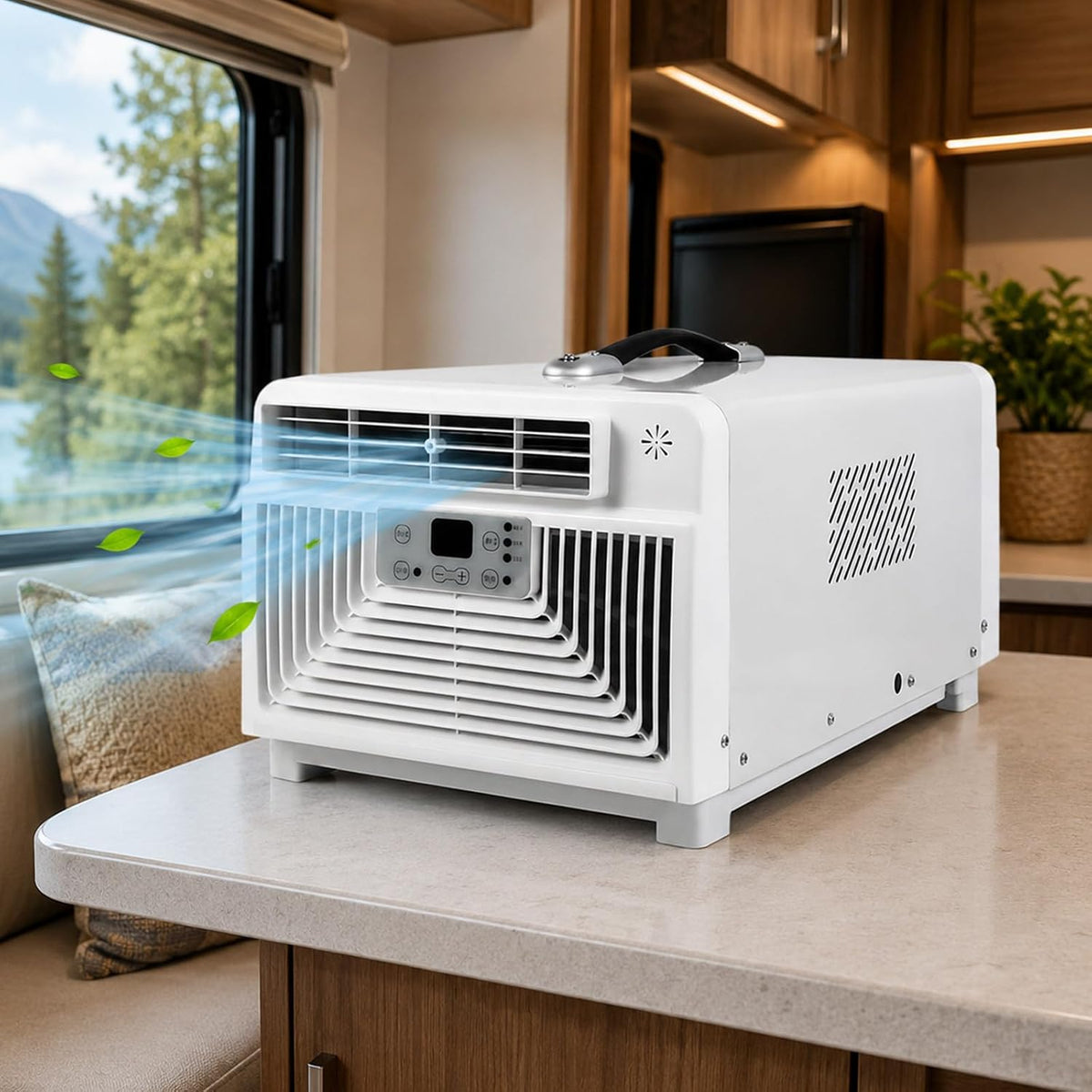 Climatiseur pealiritansemen 3-en-1, Unité Compacte 3-en-1 avec 3 Modes Et Faible Puissance Nominale De 300 W, pour Dortoir, 3400 BTU