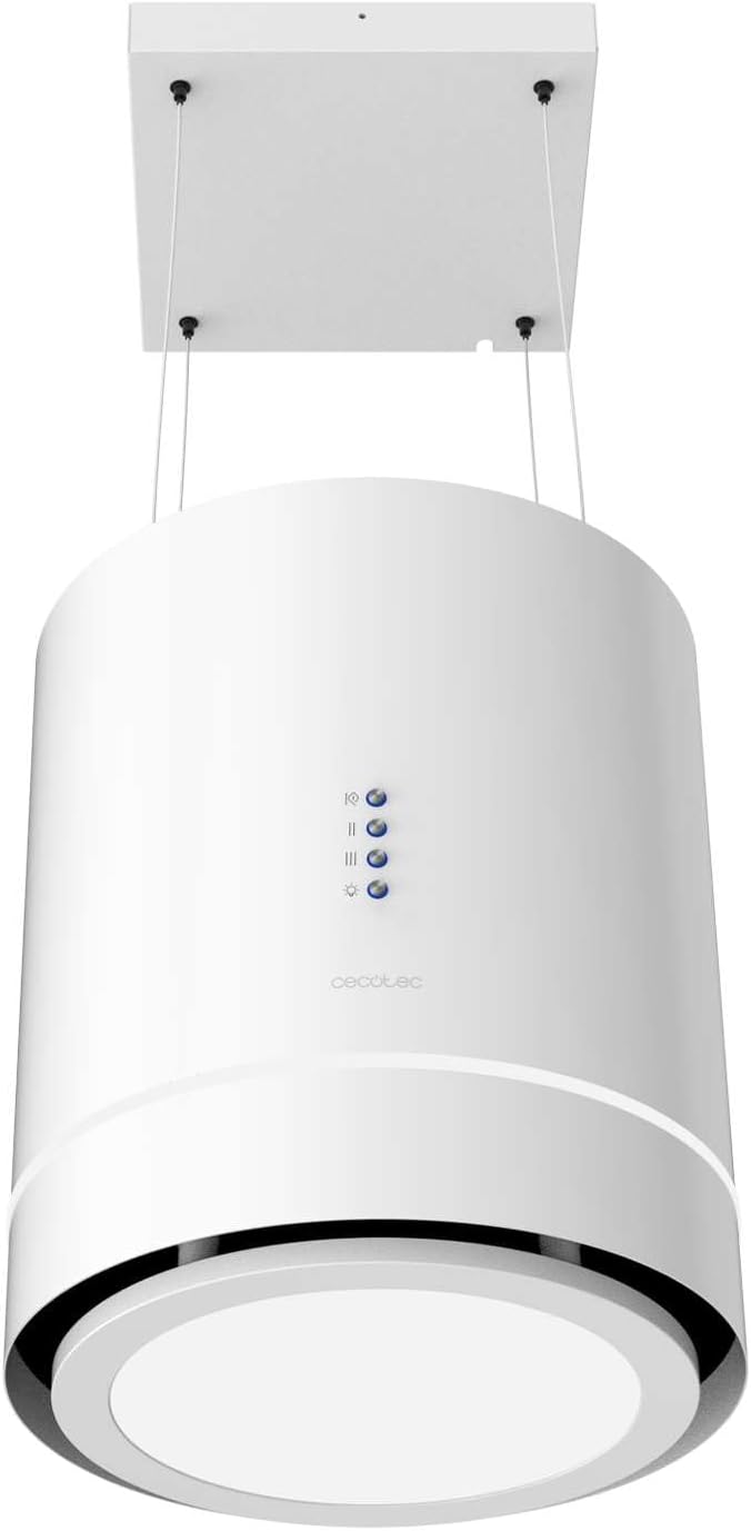 Hotte aspirante Cecotec 800M3, 44 cm, acier inoxydable, 3 niveaux, 44cm, 800M3/H, 210W, 220W, Aspiration 800M3/H, Moteur 210W, Lumière
