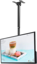 Support TV mural, Support de plafond réglable pour TV de 14 à 40 pouces, 200 × 200 mm, convient pour les plafonds plats et voûtés