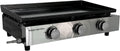 Plancha, Plaque en Acier Émaillé de 60 cm x 35 cm, Happy Garden, 6 KW, 3 Brûleurs, 19cm, 35cm, 3 Brûleurs 6 KW Butane/Propane, Noir