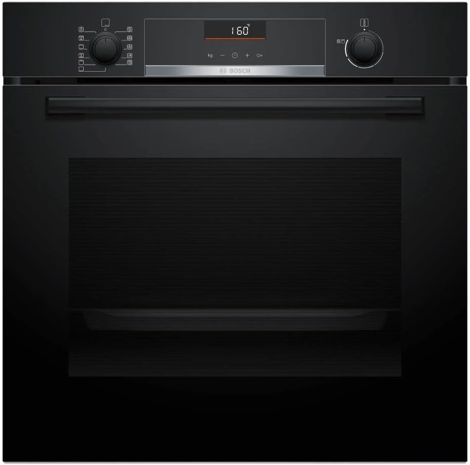 Bosch Four, télécommande, 60 × 60 × 55 cm, HBG536EB4, 6 Fonction, série 6, noir, fonction AirFry, recettes pré-programmées