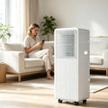 GEJLELDS Climatiseur portable, 14 000 BTU, télécommande, minuterie 24 h et kit d'installation Complet pour fenêtre 14000BTU, 50 dB