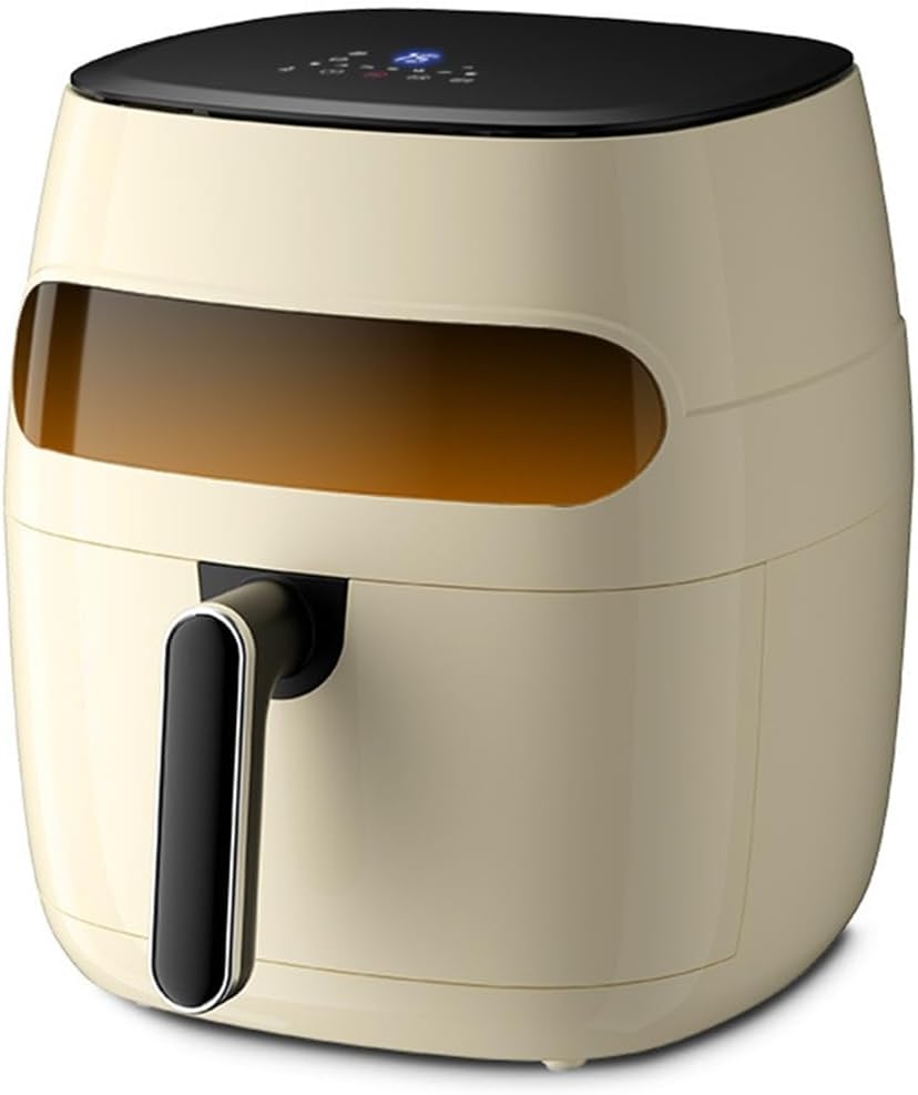 PUCHEN Friteuse sans huile, four combiné à friteuse à air de 8, 5 L avec 7 préréglages intelligents, verre, 7 modes, 200 °C, 7 programmes