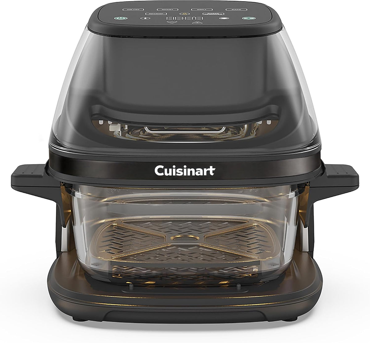 CUISINART Friteuse sans huile, 3, 8 L, réglable, verre, 1600 W, ClearView Friteuse à Air 3, 8 L, 230°C, 3, 8L, 5–en–1 Air friture, Four