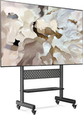 Support TV mobile, support TV roulant pour la maison et le bureau, télécommande, 85 pouces, 40, 6 × 61 cm, 102, 9 cm, 141 cm, réglable, portable
