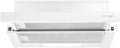 Hotte aspirante Concept OPV3560, verre, éclairage LED, 60 cm, 69 W, 2 niveaux, 65 cm, 70 cm, Blanc, encastrable, filtre à charbon