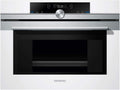 SIEMENS Four encastrable, cd634gbw1 Set vapeur encastrable/38 L/halogène éclairage intérieur/Blanc, acier inoxydable, 1, 3 l, 120 cm
