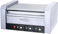 Appareil à hot dog, acier inoxydable, Machine à rouleaux Hot Dog avec 9 rouleaux et tiroir chauffant pour pain, 56 × 48 × 27, 5 cm, 2200 W, 220 V