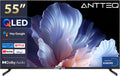 Antteq Q55-AGU1 Téléviseur, 55 Pouces, WiFi 2.4/5G Classe Énergétique F, 139 cm, Wi-Fi, Bluetooth, - Design sans Bord, QLED, HDR