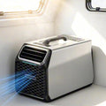 Climatiseur portable, télécommande, 5000 BTU, 52 dB, 220V, 1400W, 110V, 12V, 24V, minuterie