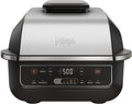 Grill électrique et friteuse à air, 6 en 1 EG201, Ninja, 500°F, Noir/Argenté, fonction gril