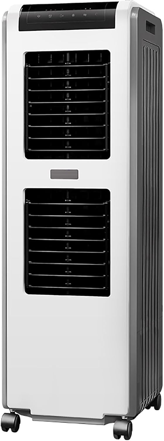 Climatiseur, 30 L, télécommande, 550 ml, réservoir d'eau de 30 L, 54 bouteilles, 4 Roues, réglable, portable, minuterie