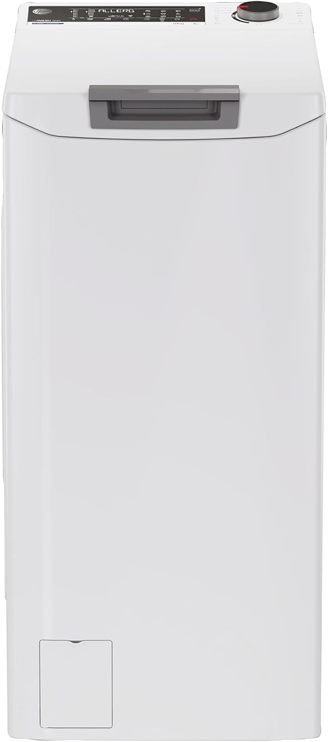 Hoover THO286TM5-S Lave-linge, 8 kg, Wi-Fi, 41 × 60 × 86 cm, 48, 00 × 65, 00 × 89, 00 cm, 1200 tr/min, 1400 tr/min, 100 cm, 77 dB, 90 °C, Bluetooth