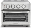 Mini-four, acier inoxydable, 8 en 1 avec Air friture, Cuisinart, 8 en 1 60-Minute, 1800W, 0.6 Cubic Feet, 60-Minute minuterie, TOA-70NAS, réglable