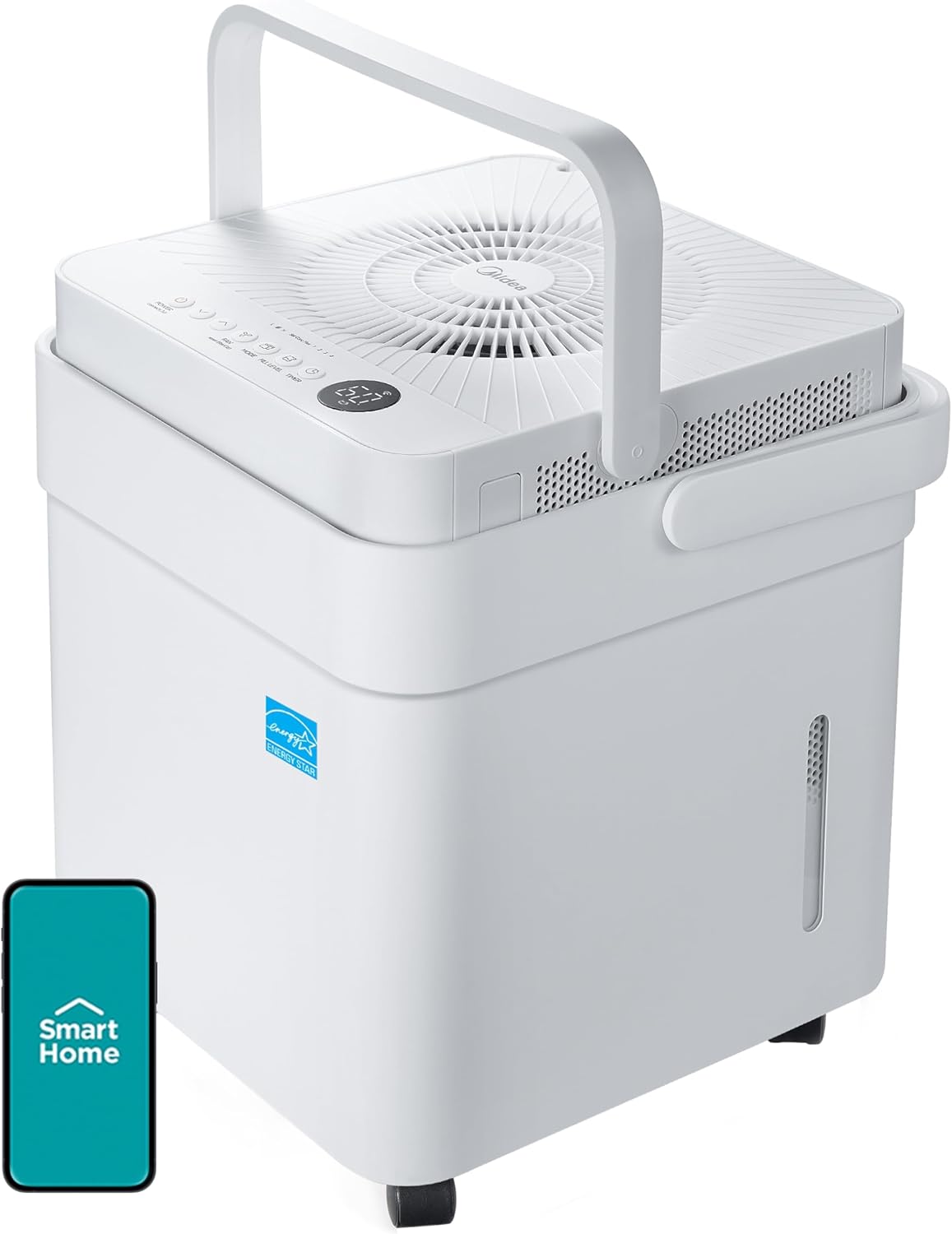 Déshumidificateur, 12L, Wi-Fi, Midea, 1, 500 pi2, réservoir d'eau, Energy star
