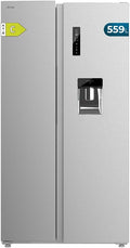 Cecotec Réfrigérateur, 177 × 91 cm, No Frost, acier inoxydable, Mode Smart, 559L, 177cm, 91cm, moteur Inverter, Basse Consommation