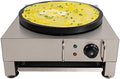 MJMLUCK Crêpière, température réglable de 50 à 350 °C, acier inoxydable, 40 cm, pour Cuisines et Restaurants, 2, 8 KW, 300 °C