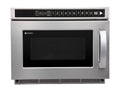 HENDI Four micro-ondes, port USB, acier inoxydable, 10 niveaux, 18L, 1800W, 230V, 336mm, 175mm, 300mm, 10 programmes, 100 programmes