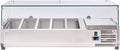 METRO Professional GHS1120 Réfrigérateur de présentation, 120, 5 × 46 × 39, 5 cm, réglable, acier inoxydable, 40 l, 180 W, 2, 5 cm