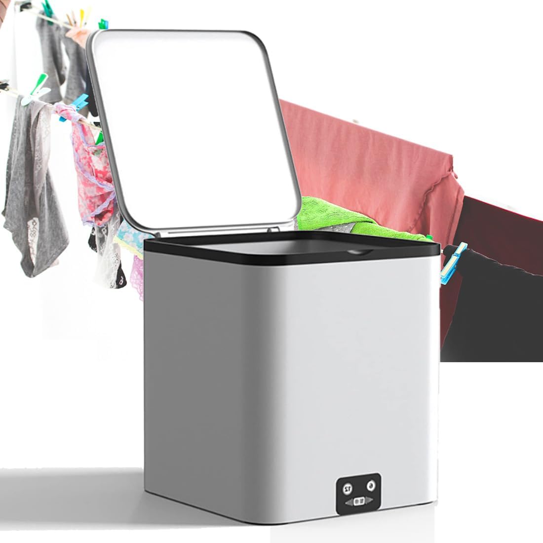 Mini lave-linge, Mini machine à laver 4, 5 L pour appartement, 190 × 190 × 200 mm, 5 V, 10 W, portable, dortoir, camping, camping-car