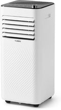 TURBRO Climatiseur portable, télécommande, 10, 000 BTU, 3 en 1 climatiseur mobile pour pièces jusqu'à 400 pi2, 6, 000 BTU, 11 pouces, mode nuit