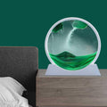 Cadre muraux et à chevalet, verre, Image d'art 3D de sable, cadre de sable fluide pour la relaxation, affichage dynamique du sable