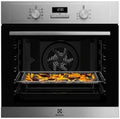 Four encastrable, Four 60CM 72 L MULTIF.AIRFRY CL.A+ INOX, Electrolux, 72 L, 9 fonctions, acier inoxydable, fonction gril