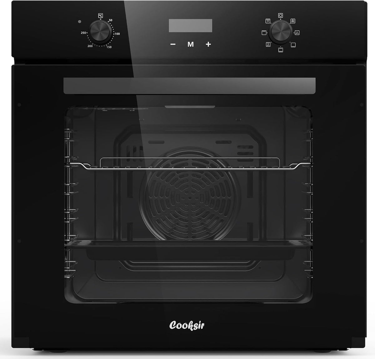 Four encastrable, 60 cm, Cooksir, 60 L, 60CM, 2000W, 7 Fonctions, 60 Litres, Minuterie Électronique 10 Heures, Ventilateur Arrière 60cm