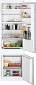 Réfrigérateur SIEMENS KI87VNSE0 iQ100, éclairage LED, 177, 5 × 56 cm, verre, 200 l, 70 l, 35 dB, 5 étagères, encastrable, LowFrost