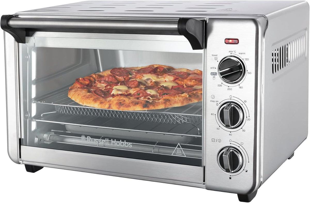 Mini-four, 5 modes, Russell Hobbs, 5en1, 20L, 30cm, 1 500W, 220°C, 200°C, 5 fonctions, Pizza 30cm, 26680-56, minuterie, cuire au four