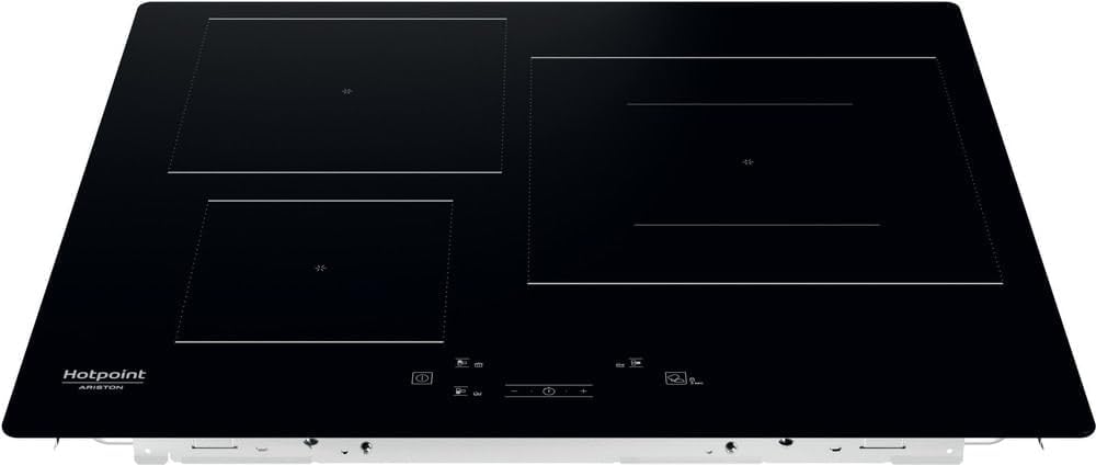 Hotpoint 5760S Plaque de cuisson, 51 cm, Noir Verre Céramique, 14, 5 cm, 21 cm, 28 cm, H 5, 4 x L 59 x P 51 cm, 28cm, 7200W, 3 Foyers